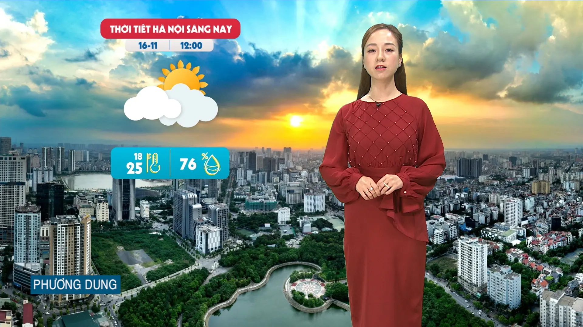 Dự báo thời tiết trưa | 16/11/2025